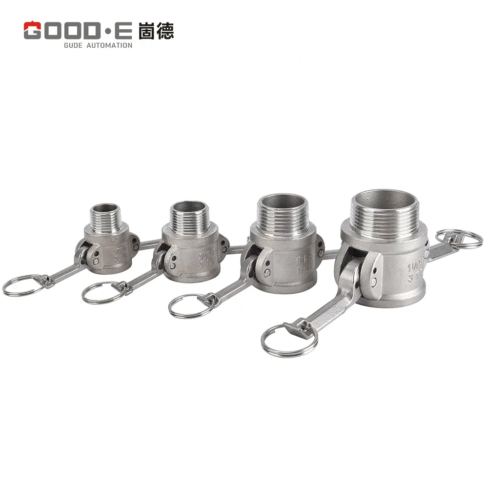 GOOD-E 304 316 Stainless Steel Pipe Fitting Type A B D F Camlock Couplings