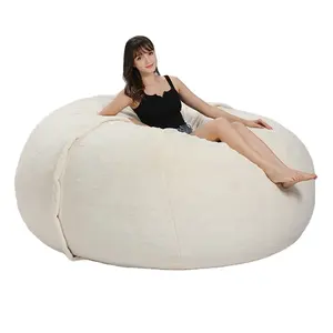 Comfortable beanbag with fillings 7 FT bean bag sofa bed adult sleep