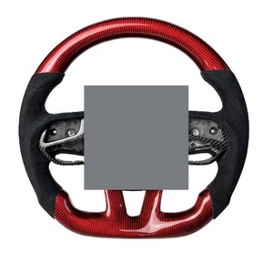 Volant sport en fibre de carbone et cuir, modèle 2025, pour Dodge Charger SRT 2020, sur mesure, 3 branches - Product Image 5