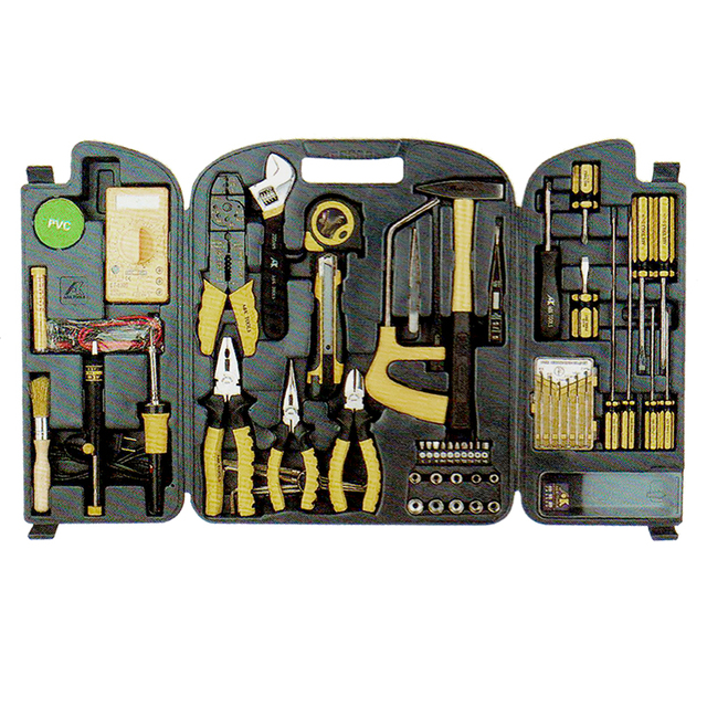 62pcs Carbon Steel Home Hand Tools Multifunction Hardware Hand Tool Set Household and Repair Hand Tool Kits