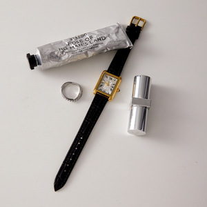 Bague en acier inoxydable avec diamants blancs, design croix, bijoux de fiançailles pour femmes - Product Image 3