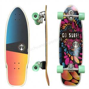 Planche à roulettes de surf Land Cruiser <span class=keywords><strong>Longboard</strong></span> pour adultes avec roues en PU pour débutants en érable - Product Image 1