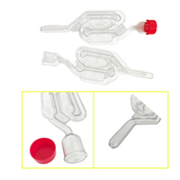 AL01 Fermeur à air en plastique en forme de S pour la fermentation, équipement de brassage de bière et de vin