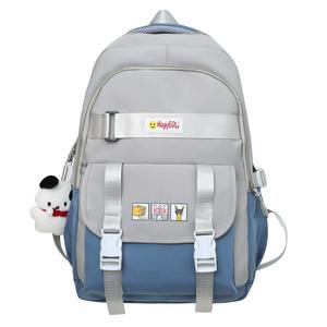 Sac à dos imperméable à fermeture éclair pour filles, étudiants du <span class=keywords><strong>collège</strong></span> et du lycée, mode Harajuku, grande capacité, sac à dos pour ordinateur - Product Image 4