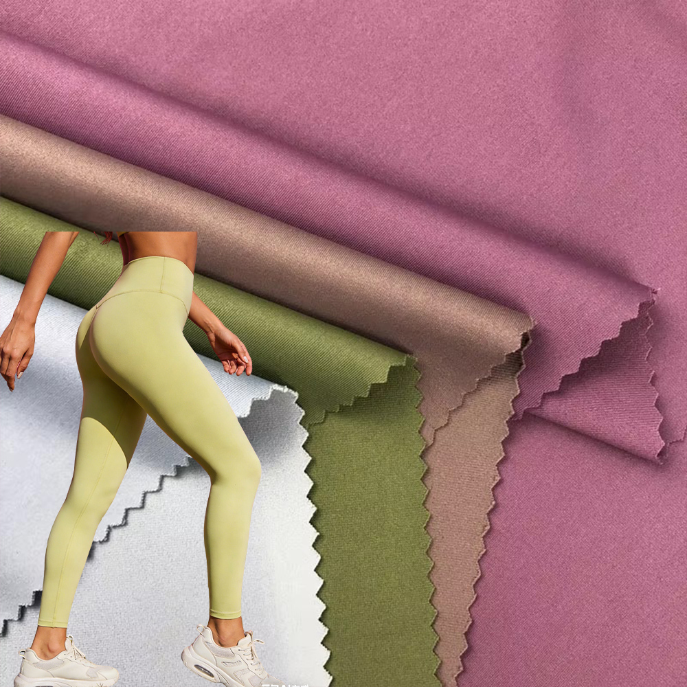 4 Way Stretch Polyester 73 Spandex 27 Dry Fit Knitting Yoga Fabric