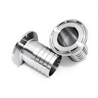 Raccord rapide hydraulique HQL WZ en acier inoxydable 304 316 316L à tête cylindrique, embout DIN ASME 3A, trou de montage 0,25 po 1