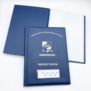 Cartella Portadocumenti Personalizzata in Pelle PVC Morbida con Tasche Trasparenti, Formato Personalizzato - Product Image 1