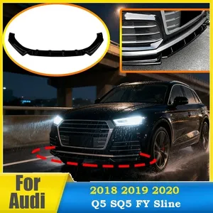สปอยเลอร์กันชนหน้าสำหรับ Q5 SQ5 FY Sline ปี 2018 2019 2020 ชุดแต่งกันชน ดิฟฟิวเซอร์ ป้องกันรอยขีดข่วน อะไหล่รถยนต์ ชุดแต่งตัวถัง - Product Image 1