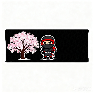 Lớn màu đen hoa Chuột chơi game pad 900x400 bàn Pad bảng thảm cao su Thảm Bàn phím cho PC người sử dụng - Product Image 1