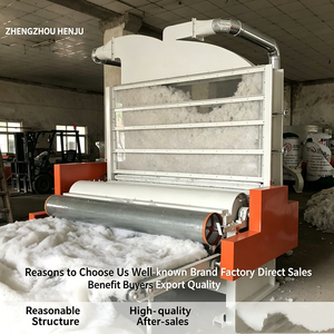Machine de peignage à flux d'air pour fibres recyclées de feutre aiguilleté - Product Image 4