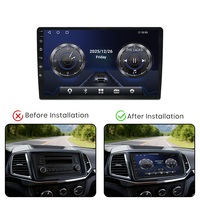 Radio Estéreo para Auto Universal Full HD 2 Din de 9 Pulgadas y 8 Núcleos, Unidad Principal Doble Din con Android, GPS, Amplificador RGB, Reproductor de DVD para Auto