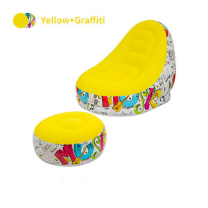 Sofá Inflable Portátil para Camping 2024, Sofá Perezoso de Felpa Gruesa para Dormitorio, Hogar, Ocio, Plegable, para Exteriores - Product Image 5