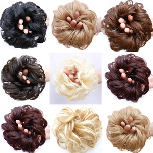 Vigoureux Wrap Femmes Remy Cheveux Tissage Extension Queue De Cheval En Désordre Bouclés Postiches Haute Qualité Cheveux Humains - Product Image 6