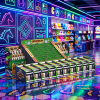 Machine de jeu d'arcade électronique à monnayeur Rong Xiang English 2 W3080 pour 10 joueurs, jeu de course de chevaux personnalisé en bois