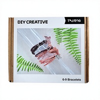 Handgefertigtes DIY-Material-Set, Bestseller Mehrschichtige Acryl-Kunststoff-Blumen in Unregelmäßiger Form, Silber/Braun/Schwarz, Boho-Perlen