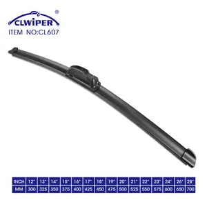 22 Wiper Blades Auto Parts Silicone Universal Banana New Type Flat Window Windshield Wiper Blade 12"13"14"15"16"17"18"19"20"21"22"23"24"26"28"