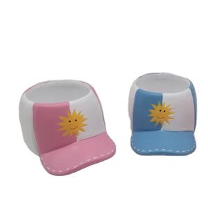 Nouveau pot de fleur de style chapeau <span class=keywords><strong>en</strong></span> forme d'animal Pot de plante <span class=keywords><strong>en</strong></span> <span class=keywords><strong>terre</strong></span> <span class=keywords><strong>cuite</strong></span> émaillée <span class=keywords><strong>avec</strong></span> design créatif pour une utilisation intérieure/extérieure - Product Image 1