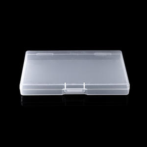 Boîte de rangement rectangulaire transparente en plastique PP avec couvercle pour l'organisation des accessoires de nail art 3540 Origine Zhejiang - Product Image 2
