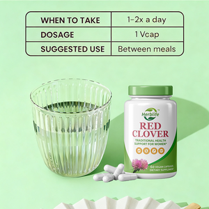 Capsules de Trèfle Rouge OEM ODM - Soutien Traditionnel à la Santé pour les Femmes, Soutien à la Ménopause, Antioxydant, Soutien à la Santé Cardiovasculaire - Product Image 3