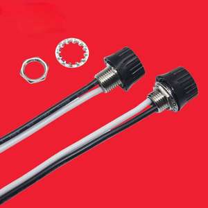 Écrou en métal auvent lumière ventilateur lumière rotative interrupteur rotatif avec fils - Product Image 4