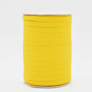 Guangzhou Packing Tape Flat Yarn Cake Gift Wrap Box Golden Yellow Ribbon