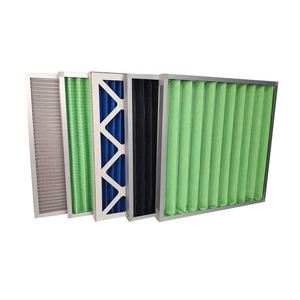 Công NghiệP Bộ lọc không khí merv8/merv13 không dệt vải xếp li Bảng điều chỉnh Bộ lọc hiệu quả 99% 2000cfm Tốc độ dòng chảy cho xây dựng sử dụng - Product Image 1