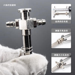 Accesorio para Brazo Robótico, Soporte de Ventosa Hexagonal No Giratorio con Roscas de Precisión y Resorte de Alta Precisión - Product Image 2