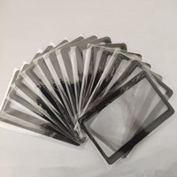 85*55mm 3X Plano-Convex Fresnel Magnifying Lens Transparent Pocket Credit Card Size Reading Aid with OEM Support