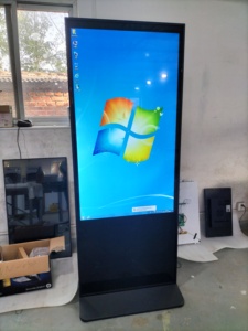 Bán Hot 55/65 inch thông minh tương tác kiosk hồng ngoại/điện dung đa màn hình cảm ứng <span class=keywords><strong>LCD</strong></span> quảng cáo hiển thị <span class=keywords><strong>1080P</strong></span> 4K cho thang máy - Product Image 2