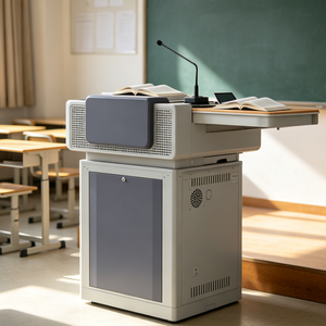 Podio Digital Multimedia, <span class=keywords><strong>Atril</strong></span> Inteligente con Pantalla Táctil de 21.5'', Cámara de Documentos de 8MP <span class=keywords><strong>para</strong></span> Aulas Escolares, Salas de Conferencias - Product Image 1
