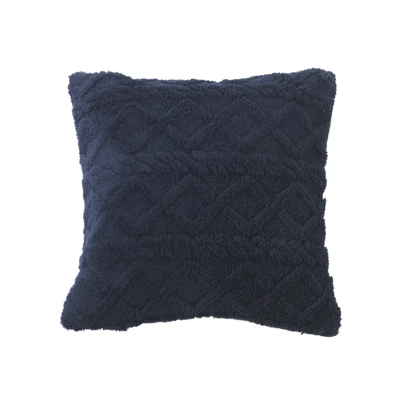 Jacquard Velvet Pillow Cases Soft Plush Couch Cushion Covers