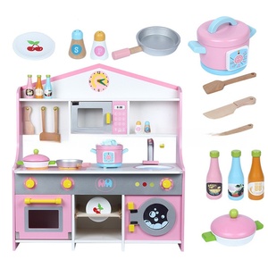 Nouvel ensemble <span class=keywords><strong>de</strong></span> jouets éducatifs en bois pour <span class=keywords><strong>cuisine</strong></span>, jeu <span class=keywords><strong>de</strong></span> rôle pour garçons et filles, cuisinière, pour <span class=keywords><strong>les</strong></span> enfants <span class=keywords><strong>de</strong></span> 2 à 13 ans - Product Image 2