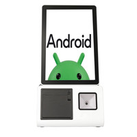 Kiosque de paiement WUXIN 10.1 pouces de livraison en usine Android 32 pouces OU kiosques de paiement à écran tactile numérique avec scanner de codes