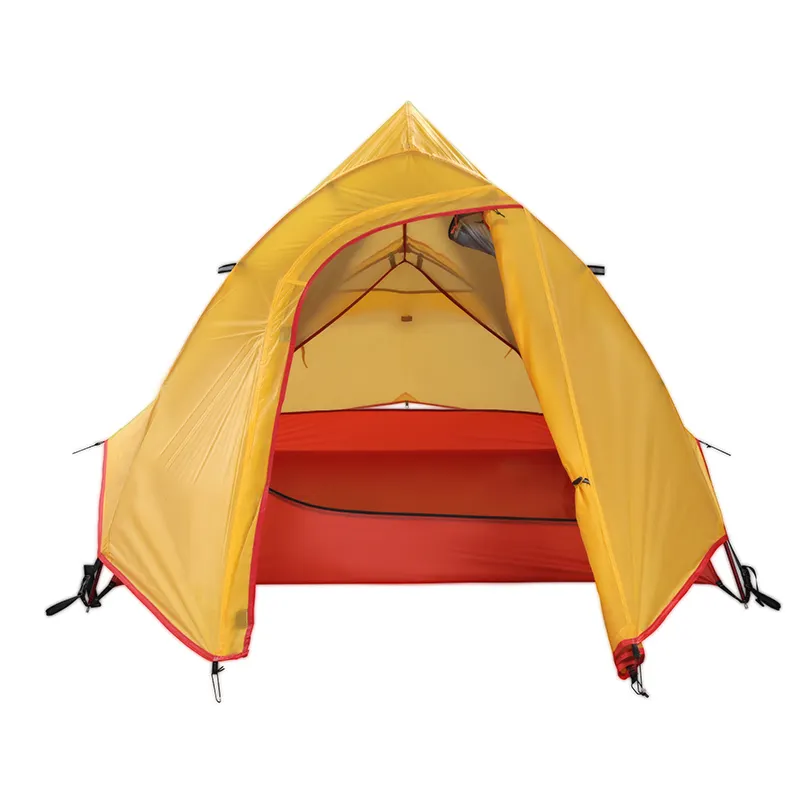 New Design 14D Nylon Coating Silicon Double Layer Camping Tent Outdoor