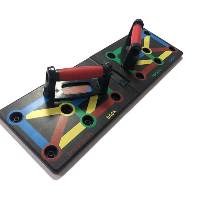 Открытая рекламная доска для тренировки мышц груди с эффектом пуш-ап