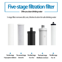 Système de filtre à eau par osmose inverse en acier inoxydable ultrafiltration à usage domestique Filtre de machine de traitement d'eau potable à domicile