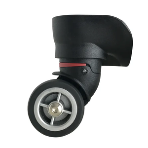 पीपी 360 डिग्री घूर्णन मेकअप बैग पहियों सूटकेस बैग इंजेक्शन मोल्डिंग pvc हार्डवेयर एब्स डबल पहियों - Product Image 1