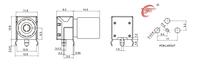 Venta Directa de Fábrica, Conector de Radiofrecuencia Personalizado Macho/Hembra, Recubrimiento de Níquel y Cobre Fosforado, Resistencia a la Niebla Salina de 24H, PCB RoHS