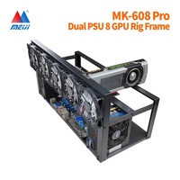 Châssis Minage 8 GPU à Double Alimentation / Boîtier PC Ouvert / Rack Serveur GPU Prêt à l'Expédition