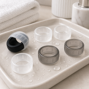 Oura <b>Ring</b> 5/4 Galaxy <b>Ring</b> RingConn Ultrahuman Silicone Cover Case Clear Transparent Smart <b>Ring</b> Protector Ultra <b>Thin</b> Anti Scratch - Product Image 6