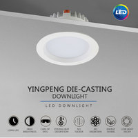 Best-seller Downlight encastré LED commercial pour immeubles de bureaux Aluminium Mall 90 Moderne 80 Led Down Lights Ce EMC Rohs 120