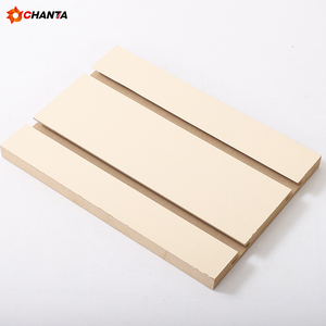 Panel de Pared Ranurado Moderno E1 MDF de 15-18 mm con Revestimiento de Melamina, Ranurado, Resistente a la Humedad, Calidad de Primera Clase, para Exhibición con Certificación ISO9001 - Product Image 4