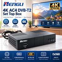 Décodeur TV Full HD 4K DVB-T2 avec puce ALI, récepteur TV terrestre HD DVB-T2 H.264, décodeur