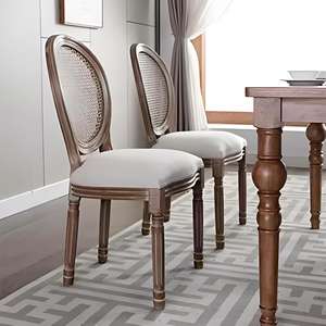 Chaise en bois massif de style français et américain rétro avec dossier pour bar, maison d'hôtes, restaurant, <span class=keywords><strong>fauteuil</strong></span> en chêne rural pour la maison - Product Image 4