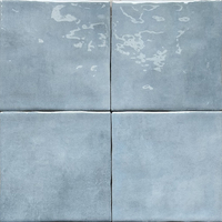 Carreaux de céramique 125*125mm noir brillant glacé 125YC95 en gros pour sol, carreaux de porcelaine marbrée blanc standard