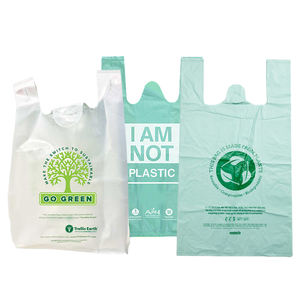 Bolsas กระเป๋าช้อปปิ้งพลาสติกย่อยสลายได้,ขนาดที่กำหนดเองขนาด9X12สีเขียว Bio ซูเปอร์มาร์เก็ตร้านขายของชำพกพา Eco Compostables Bolsas - Product Image 4