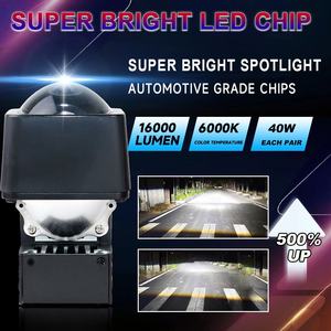 Faro LED para Auto K119, Luces Antiniebla de Doble Haz (Hi-Lo), 40W, 12V, 6000K, Mini Proyector Bi-LED de 1.5 Pulgadas, Haz Láser, Ajuste Universal - Product Image 4