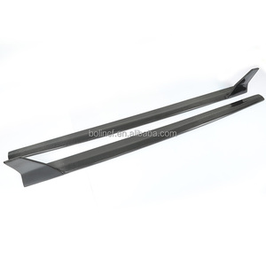 Jupes latérales en Fiber de carbone de style lame Kit de carrosserie de pare-chocs jupe de porte latérale pour <span class=keywords><strong>Audi</strong></span> <span class=keywords><strong>A3</strong></span> S3 2014-2020 <span class=keywords><strong>Sport</strong></span> trois berlines - Product Image 2