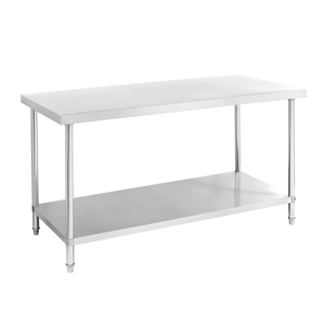Table de travail commerciale d'acier inoxydable de cuisine de restaurant d'hôtel de Commerical avec l'étagère de dessous - Product Image 2