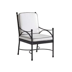 Muebles de Exterior Baratos de Estilo Europeo, Diseño Retro, Silla de Hierro para Balcón, Patio, Comedor, con Respaldo - Product Image 1